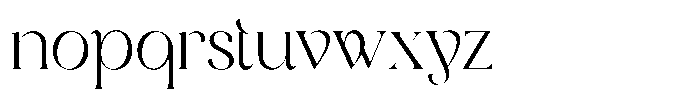 Mogart Font LOWERCASE