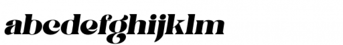 Moghel Display Italic Font LOWERCASE