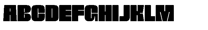 Mogin Font UPPERCASE