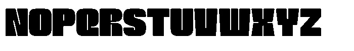 Mogin Font UPPERCASE