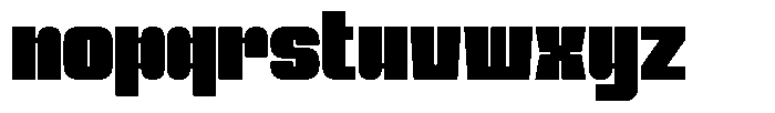Mogin Font LOWERCASE