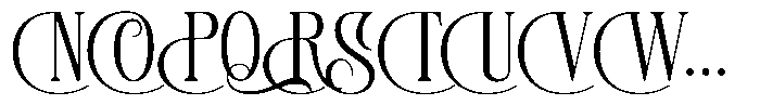 Mogokya Klektore Variable Font UPPERCASE