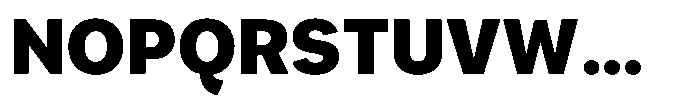 Mogranx Variable Mogranx Black Semi Condensed Font UPPERCASE