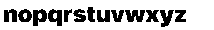 Mogranx Variable Mogranx Black Semi Expanded Font LOWERCASE