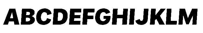 Mogranx Variable Mogranx Black Slanted Expanded Font UPPERCASE