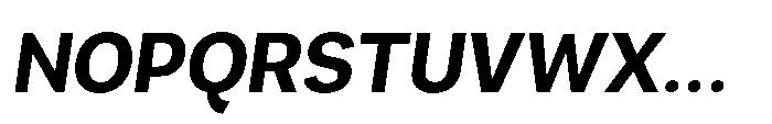 Mogranx Variable Mogranx Bold Slanted Font UPPERCASE