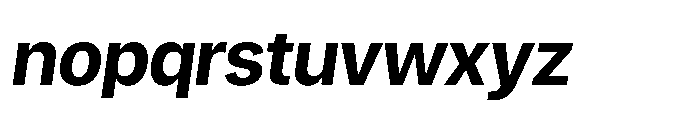 Mogranx Variable Mogranx Bold Slanted Font LOWERCASE