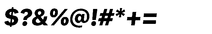 Mogranx Variable Mogranx Extra Bold Semi Expanded Italic Font OTHER CHARS