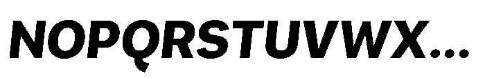 Mogranx Variable Mogranx Extra Bold Semi Expanded Italic Font UPPERCASE