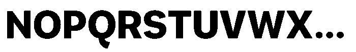Mogranx Variable Mogranx Extra Bold Semi Expanded Font UPPERCASE