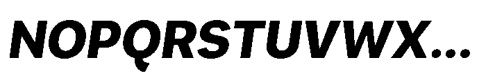 Mogranx Variable Mogranx Extra Bold Slanted Font UPPERCASE