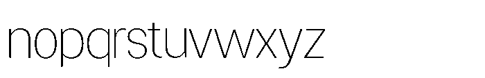 Mogranx Variable Mogranx Extra Light Condensed Font LOWERCASE