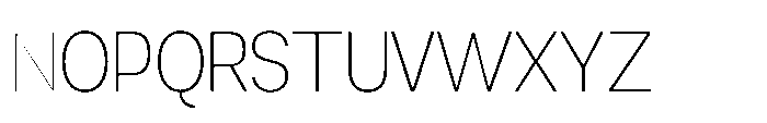 Mogranx Variable Mogranx Extra Light Expanded Font UPPERCASE