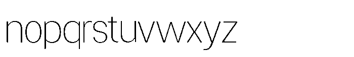 Mogranx Variable Mogranx Extra Light Extra Expanded Font LOWERCASE