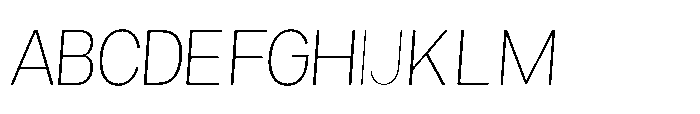 Mogranx Variable Mogranx Extra Light Slanted Expanded Font UPPERCASE