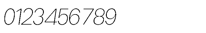 Mogranx Variable Mogranx Extra Light Slanted Font OTHER CHARS