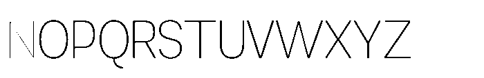 Mogranx Variable Mogranx Extra Light Ult Condensed Italic Font UPPERCASE
