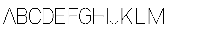 Mogranx Variable Mogranx Extra Light Font UPPERCASE