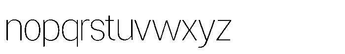 Mogranx Variable Mogranx Extra Light Font LOWERCASE