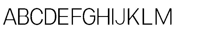 Mogranx Variable Mogranx Light Condensed Font UPPERCASE