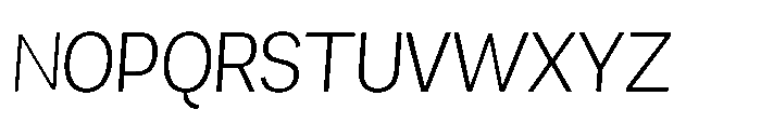 Mogranx Variable Mogranx Light Slanted Expanded Font UPPERCASE