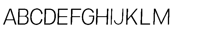 Mogranx Variable Mogranx Light Slanted Extra Condensed Font UPPERCASE
