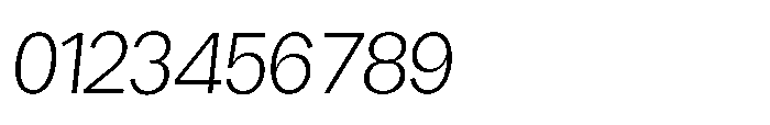 Mogranx Variable Mogranx Light Slanted Semi Condensed Font OTHER CHARS