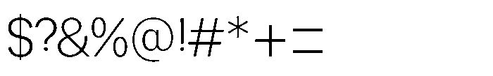 Mogranx Variable Mogranx Light Font OTHER CHARS