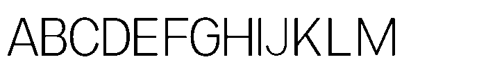 Mogranx Variable Mogranx Light Font UPPERCASE