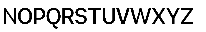 Mogranx Variable Mogranx Medium Extra Condensed Font UPPERCASE