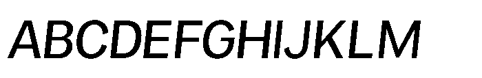 Mogranx Variable Mogranx Medium Slanted Semi Expanded Font UPPERCASE