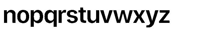 Mogranx Variable Mogranx Semi Bold Font LOWERCASE