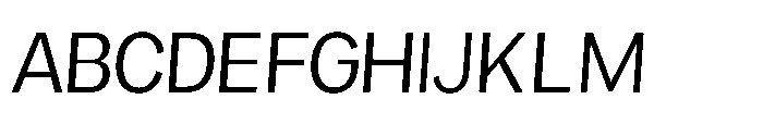 Mogranx Variable Mogranx Slanted Condensed Font UPPERCASE