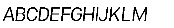 Mogranx Variable Mogranx Slanted Semi Expanded Font UPPERCASE