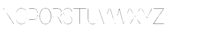 Mogranx Variable Mogranx Thin Condensed Font UPPERCASE