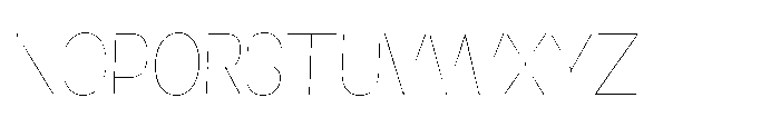 Mogranx Variable Mogranx Thin Slanted Extra Condensed Font UPPERCASE