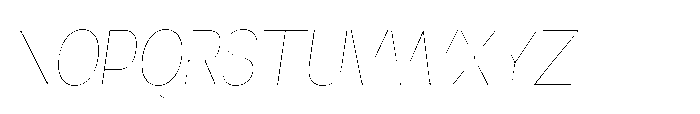 Mogranx Variable Mogranx Thin Slanted Font UPPERCASE