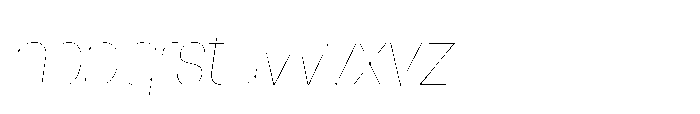 Mogranx Variable Mogranx Thin Slanted Font LOWERCASE