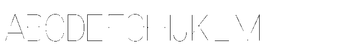 Mogranx Variable Mogranx Thin Font UPPERCASE