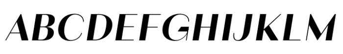Mogray Heavy Italics Font UPPERCASE