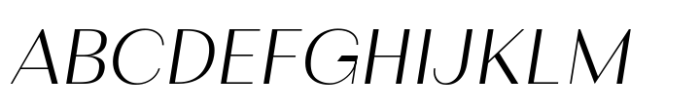 Mogray Light Italics Font UPPERCASE