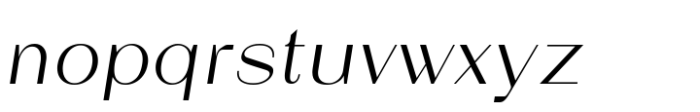 Mogray Light Italics Font LOWERCASE