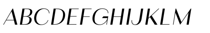 Mogray Regular Italics Font UPPERCASE