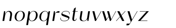Mogray Regular Italics Font LOWERCASE