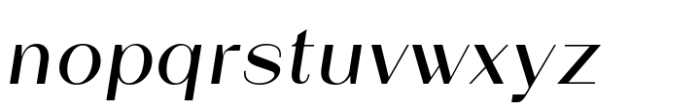 Mogray Semi Bold Italics Font LOWERCASE