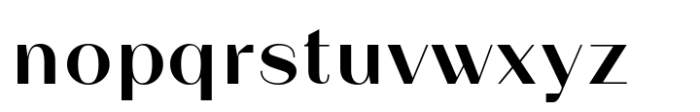 Mogray Semi Heavy Font LOWERCASE
