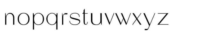 Mogray Thin Font LOWERCASE