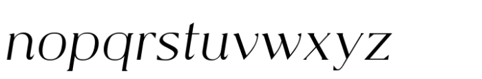Mohak Light Italic Font LOWERCASE