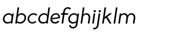 Mohn Regular Italic Font LOWERCASE