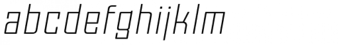 Moho OT Light Italic Font LOWERCASE